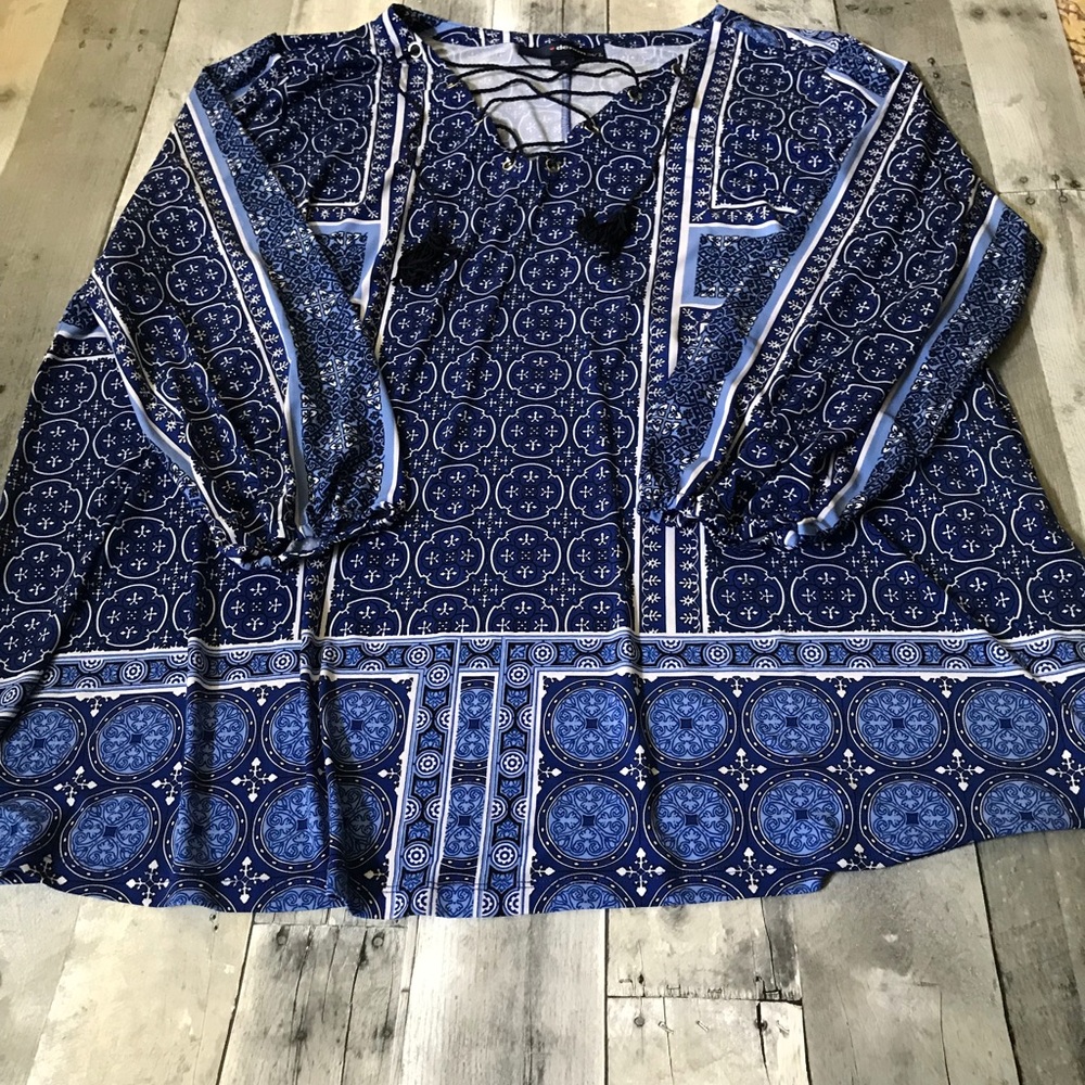 Denim 24/7 women’s 3X Blouse
